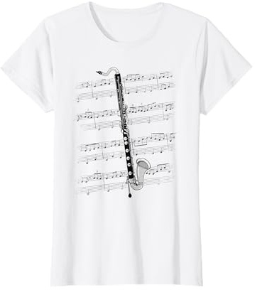 Musicienne professeur de clarinette de basse T-Shirt