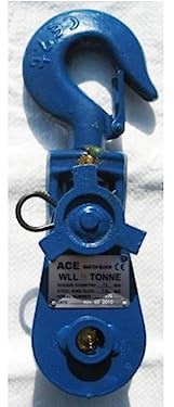 Heavy Duty Winch Snatch Block 3 -16 (Lightweight Lifting Pulley Swivel Hook) (4.5 Inch - 4 Ton)