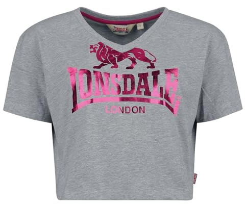 Lonsdale dam-T-shirt, cropped oversize Heddle
