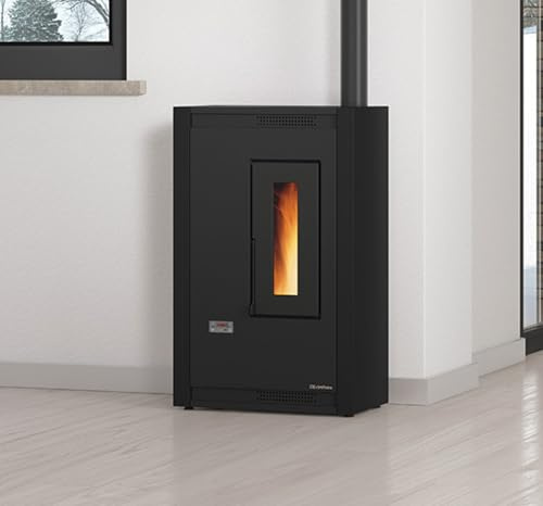 La Nordica - Stufa a pellet ventilata 5.1 kW colore Nero