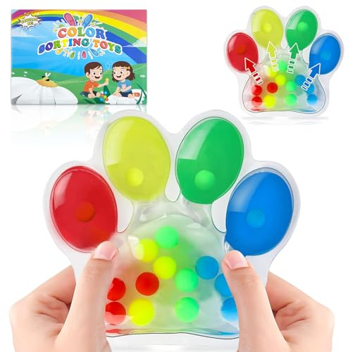 Farbsortierspielzeug, Autismus Sensorisches zum Sortieren der Farben