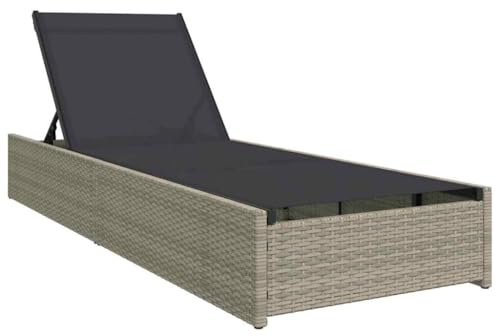 vidaXL Solstol Reclining Beige 200.5 x 70 x 75 cm konstrotting