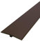 Übergangsprofil,T Profil Übergangsprofil Selbstklebend,5cm×3m PVC Boden Flache Spaltabdeckung,Holzböden Fliesen Abdeckleiste für Türschwellen und Verbindungsböden von Laminatdielenfliesen(Braun)