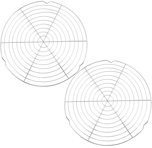 ARTSEWPLY 2piezas Rejilla De Enfriamiento De Acero Inoxidable Rejilla Para Hornear Hogar Restaurante Para Enfriar Pasteles y Repostería