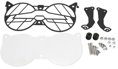 Protector Luz Motocicleta Para Moto Para Guzzi Para V85TT Faro Delantero Plegable Para Motocicleta Protector Faro Delantero Rejilla Protectora Cubierta Doble Protección Protector Faro Motocicleta