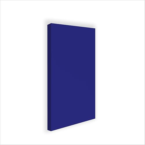 Stop Sound Pannello acustico fonoassorbente, pannelli fonoassorbenti alte prestazioni 124x64x5 Cm (blu)