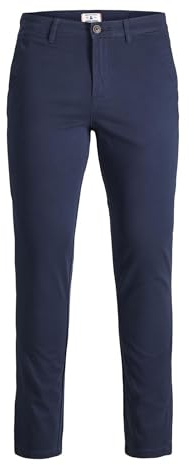 JACK & JONES Mens Slim Stretch Chino Trousers Cotton