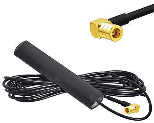 Audioproject A349 - Antenna-per-autoradio connectore DAB SMB + amplificator fm universale adesiva al parabrezza compatibili con : Toyota Aygo Opel Corsa Fiat Panda Suzuki Peugeot Cooper