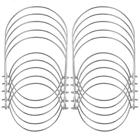 Asas de alambre de acero inoxidable | Asas de fácil mango para tarro Mason, asas de alambre para tarro Mason, tarro de pinta de bola, tarro de cuarto de galón, tarros de conserva, color plateado,