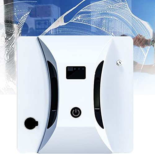 Window Cleaner Robot with Automatic Water Spray, Voice Output, Remote Control, for Glass, Tile, Mirrors