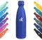 KollyKolla Edelstahl Trinkflasche 500ml, Vakuum Trinkflasche Edelstahl Kinder, Thermosflasche Kohlensäure Geeignet, BPA-Frei Auslaufsicher Wasserflasche für Schule, Sport, Camping, Gym - Königsblau