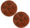 WEKADRIN 2pcs Snail Dish Cookware Bakers Bowls Oyster Baking Pans Cake Baking Pans Trays Breading Racks Dishes Earring Cards for Selling Round Baking Pan Portable Oven Gratin Ceramics Brown