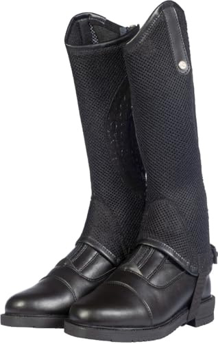 HKM Lara Chaps équitation pour enfants Noir 8