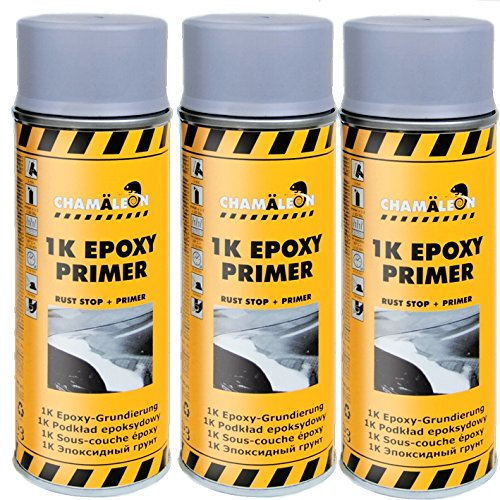 Chamäleon 400ml 1K Grau Epoxy Primer GRUNDIERUNG Spray KORROSIONSSCHUTZ (6)