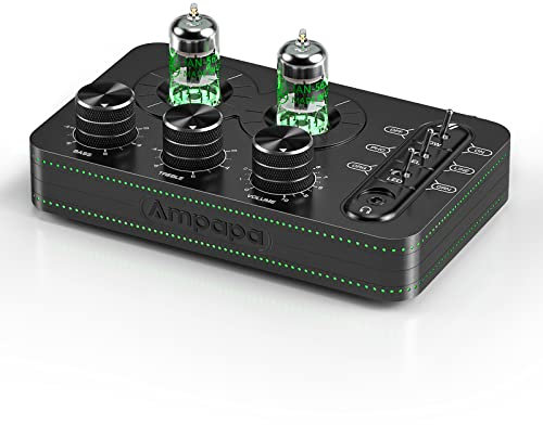 Préampli Phono à Tube sous Vide ampapa a1, ampli Casque, préamplificateur Audiophile Hi-FI pour Tourne-Disque mm avec contrôle de tonalité pour système Audio stéréo Domestique