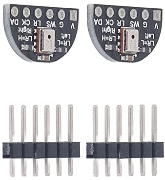 Modules micro , omnidirectionnel à faible bruit 2 ensembles 140dB SPL I2S Sortie numérique MEMS MSM261S4030H0 Module microphone pour carte de développement