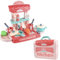 SHINESCENT Juguetes de Cocina, 30 Piezas Little Chef Juego de Roles, Maleta de Cocina de Juguete Portátil Adecuado para Niños y Niñas Mayores de 3 Años
