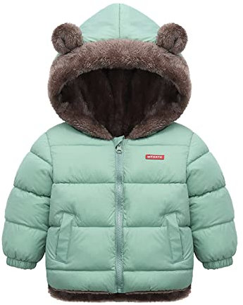 Wintermantel Kinder Kapuze Mit Taschenjacke Tragen Fleece Verdicken Winddicht Reißverschluss Warme Daunen Kinder Oberbekleidung Sweatjacke Outdoor Mantel Warme Winterjacke