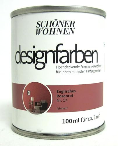 Schöner Wohnen Designfarbe Englisches Rosenrot Nr. 17 100 ml