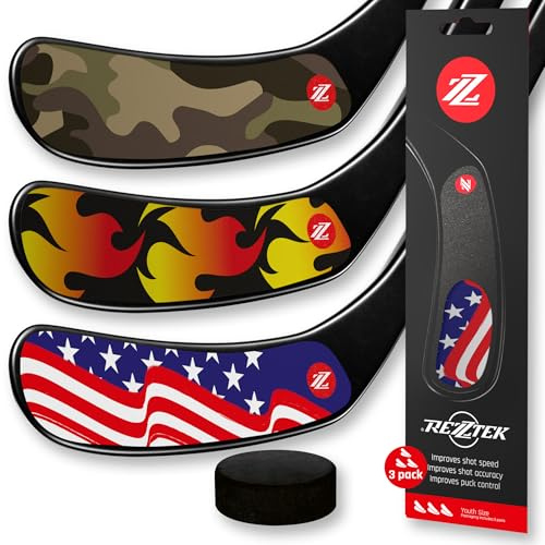 Rezztek Hockey Stick Tape Alternative - Kids (Age 6-10) Hockey Stick Blade Performance Grip - for Ice & Street Hockey Stick Blades - Used by NHL
