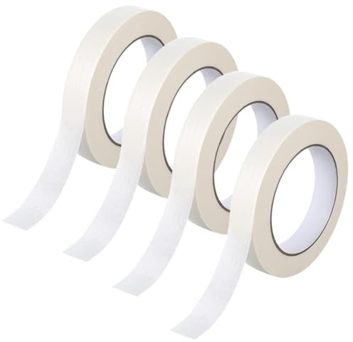 QOMJUFA Cinta de enmascarar 50m*20mm para decorar, pintar y enmascarar, pintura artística, el adhesivo no deja residuos