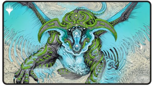 Ultra PRO - Tarkir Dragonstorm Ureni, The Song Unending Black Stitched Playmat for Magic: The Gathering | Gaming Table Mat, Card Game Accessory, TCG Playmat, Tabletop Gaming Mat