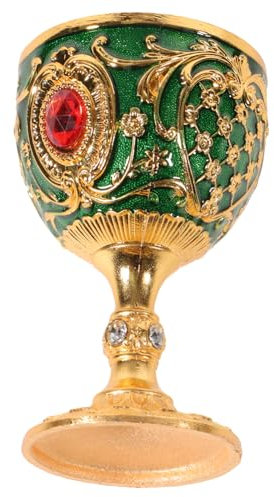 Warmhm Tasse à Liqueur Relief Tasse à Rétro Anti-casse Style Européen Domestique