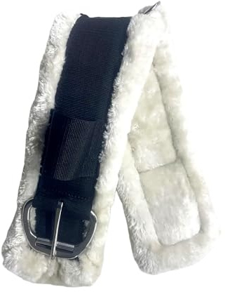 BUBEFSKD Cinghie Western in Pile Sottopancia per Cavallo Traspirante Selle in Pile Resistenti Accessori Cavallo