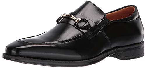 Stacy Adams Pierce Moe-Toe Slip-on Penny Loafer, Mocassino Uomo, Nero, 44 EU