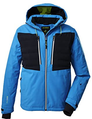 killtec Herren Skijacke/Funktionsjacke mit abzippbarer Kapuze und Schneefang KSW 53 MN SKI JCKT, himmelblau, S, 38707-000