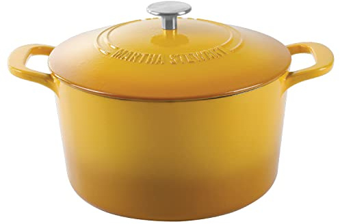 Martha Stewart Gatwick 7 Qt ECI Dutch Oven - Yellow