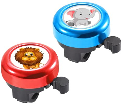 BSITSSS 2 Piezas Timbre Bicicletas Infantil, Timbre Bicicleta con Sonido Fuerte, Bocina Bicicleta Infantil, Timbre Bici Infantil, Timbre Bicicleta Montaña para Bicicleta Scooter Triciclo