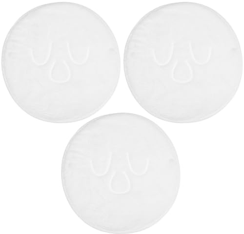 VOSAREA 3pièces Serviettes Pour Masque Vapeur Visage Compresses Chaudes Réutilisables Pour Soins Beauté Femmes Filles