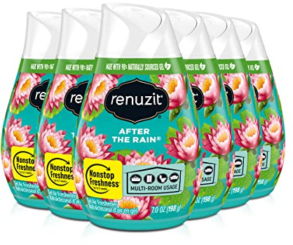 Renuzit Adjustable Air Freshener Gel, After the Rain, 7 Ounces (6 Count)