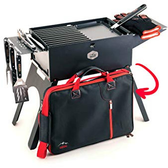 Gizzo Grill - Barbecue Carbone Portatile per Barbecue, Feste, Picnic, Campeggio