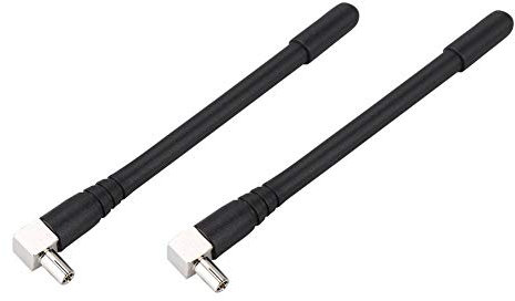 Socobeta 2PCS Antenna Booster 4G LTE 5dBi Antenna Booster Portable TS9 Antenna Booster Connettore