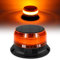 antom Rotativo energía solar Luz LED estroboscópica inalámbrico, 12V-24V orange Luz de emergencia de magnético con 1 meters cable para vehículos, tractores, carros de golf, UTV（Cable USB de carga）