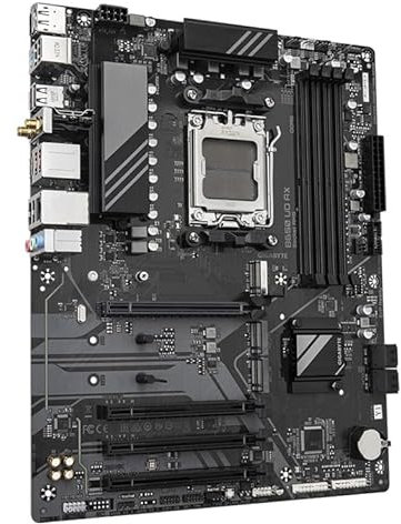 GIGABYTE B650 UD AX Motherboard - AMD Ryzen 9000 Series CPUs, 6+2+2 Phases VRM, up to 7600MHz DDR5 (OC), 1xPCIe 5.0 + 2xPCIe 4.0 M.2, GbE LAN, WIFI 6, USB 3.2 Gen 2