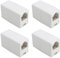 VGOL 4Pcs RJ11 6P4C Coupler Female to Female Adapter for Landline Phone Fax ADSL Modems