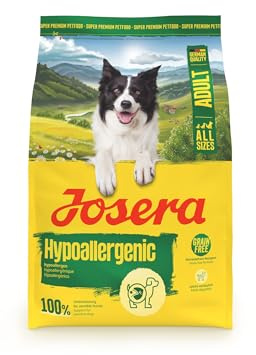 JOSERA Adult Hypoallergenic (1 x 3 kg) | Croquettes pour Chiens Adultes souffrant d'intolérances Alimentaires | Insectes comme Seule Source de protéines animales | sans céréales | Pack 1