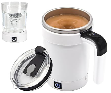 Kybelehoo Selbstrührende Tasse Trennbare Basis, Universal für flache Tassen