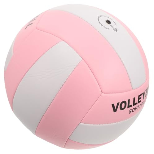 DIYEAH Ballon de Volley-Ball Taille 5 en Cuir PU Gonflable Souple pour Matchs et Entraînements en Gymnase Équipement Polyvalent pour Volley-Ball en Salle