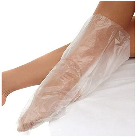 Paraffinbad Fuß Schutz-Hüllen Kosmetex, Einweg für Hand oder Fuss Paraffin Behandlung, Groß 53x30 cm, 100 Stück, Einweg-Fuss