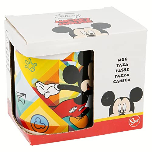 Taza de cerámica de 325 ml en caja regalo de Mickey Mouse