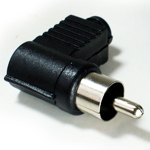 10-pack | RCA hane lödkontakt | 90 graders rätvinklig PHONO-adapter | ljud video AV-kabelände ersättning