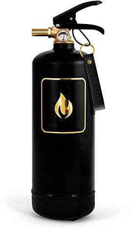 Nordic Flame Feuerlöscher schwarz/Gold 2 kg N141