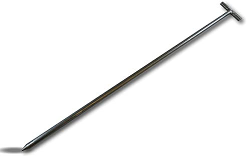 Lot de 3 tisonniers de chaudière | Acier rond plein | Accessoire pour chaudière à bois | Braises cendres bûches charbon de bois | Attiser soulever | Poignée droite en acier | Kibros TISOCHOX3