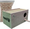 nestQ Nistkasten für Wellensittiche: Holznistkasten mit Spänen als Nestfüllung, Brutkasten für Vögel für den Käfig - Ideal zur Zucht Ihrer Vögel - Abmessungen 20,5 cm x 11,5 cm x 11 cm
