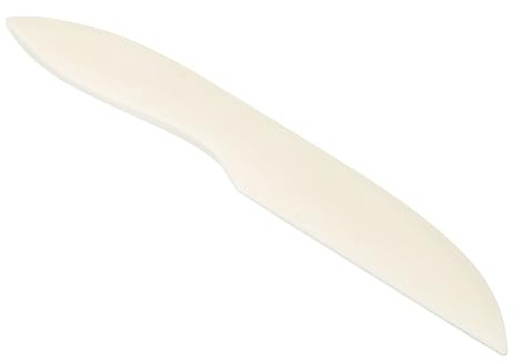 PATIKIL Bone Folder Creaser, Paper Creaser Arc Shape Scoring Folding Creasing Origami Tool for DIY Handmade Burnishing Bookbinding and Paper Crafts, White-2