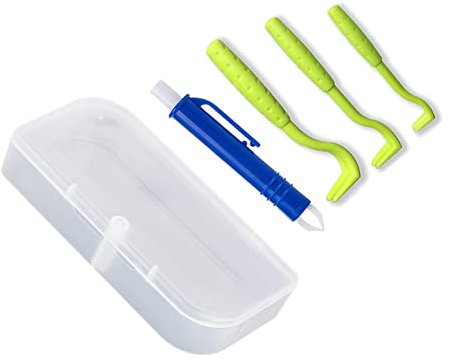 LYUANWEI Tick Remover Pinze Zecche Pulci Tick Gancio pulci Pinzetta per Zecche Ganci per Zecche Tick Pinze Kit Rimozione per Animali Persone Utensile rimuovi Diversi Ganci per